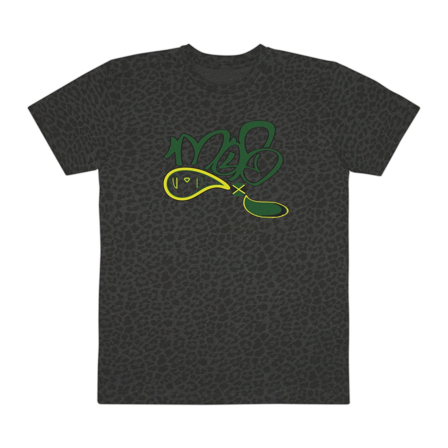 Men's Graphic Tee with Leopard Print, Casual Wear, Street Style, Unique Gift for Him, Trendy Fashion T-Shirt