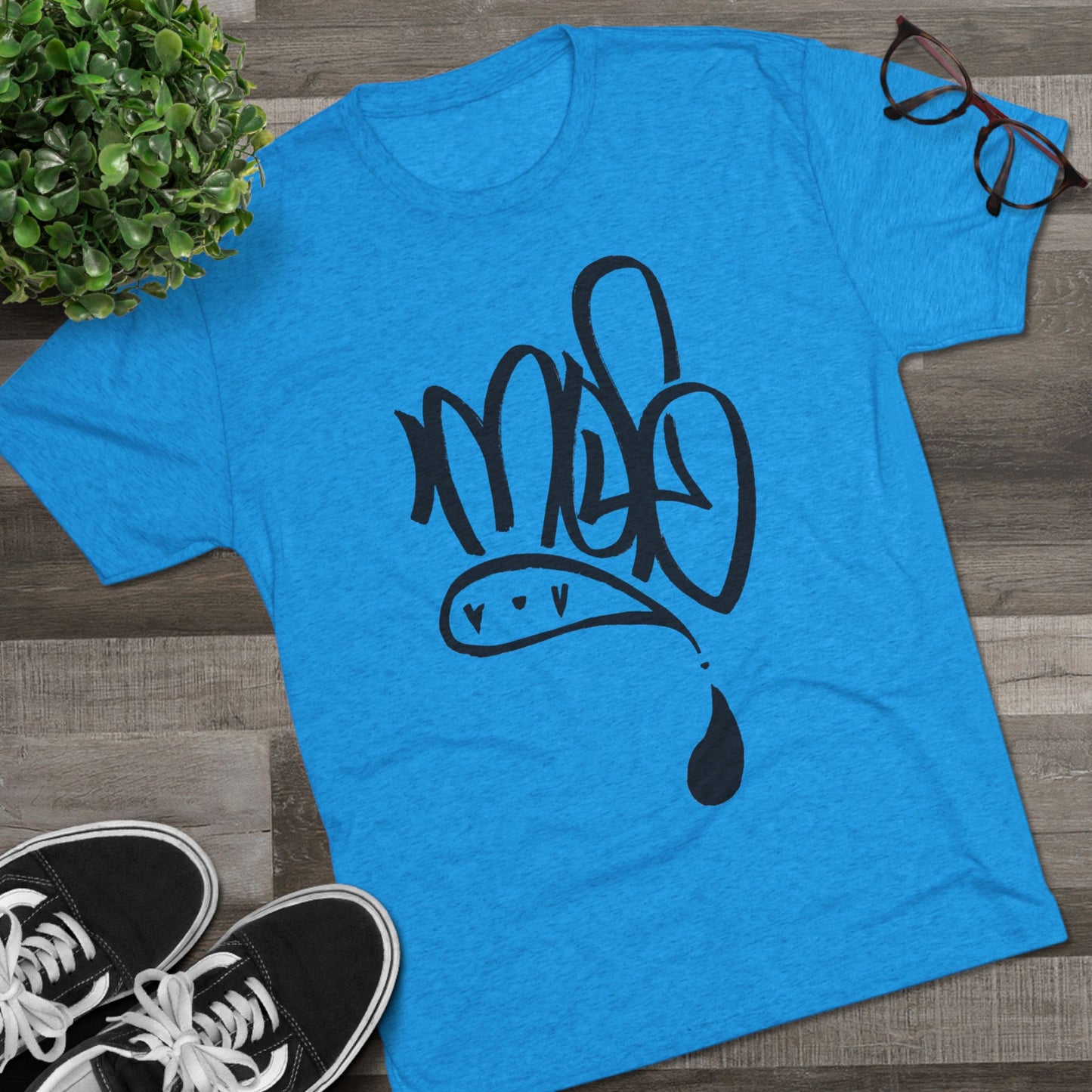 Urban Art Unisex Crew Tee, Trendy Graphic Tee, Streetwear Shirt, Casual Wear, Gift for Artists, Summer Style
