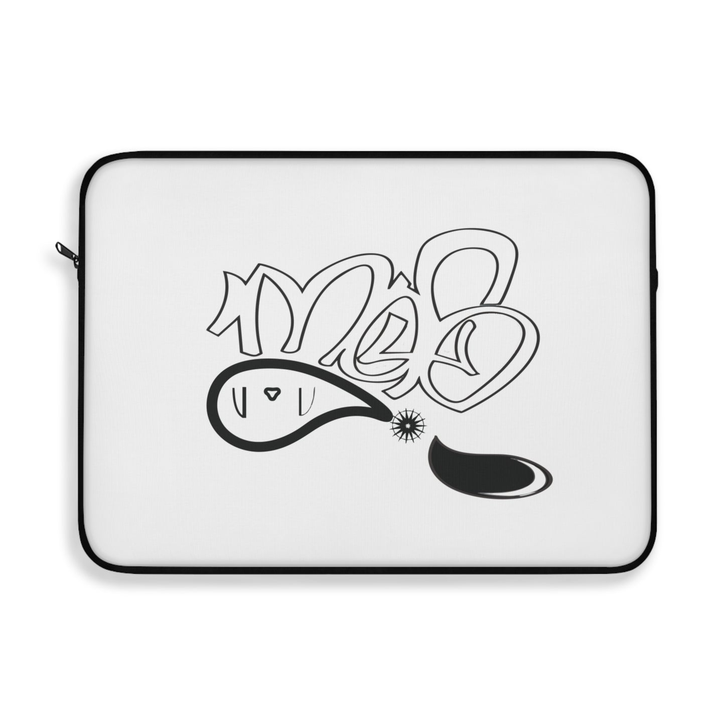 Stylish Laptop Sleeve with Unique Graffiti Design, Urban Tech Case, Gift for Students, Artists, Birthday Present, Cool Accessory