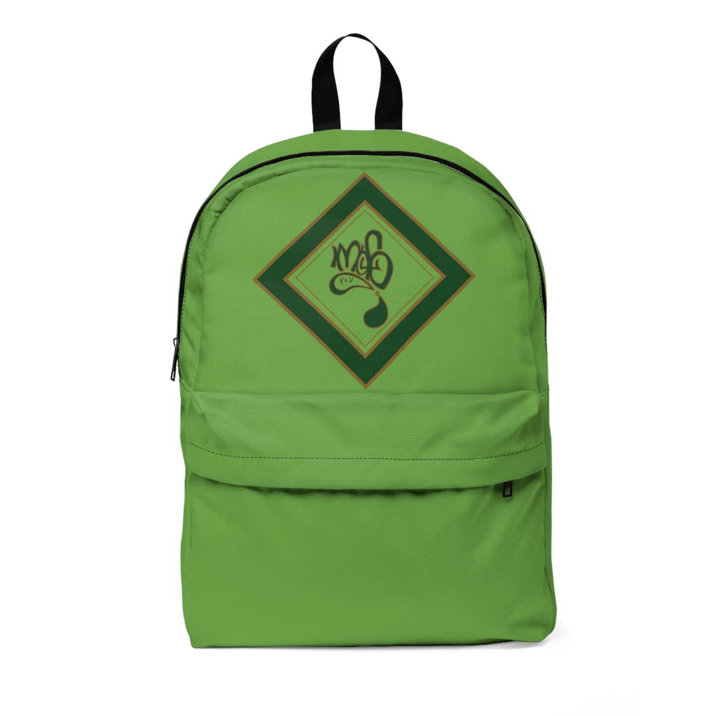 Stylish Everyday Backpack, Unisex School Bag, Trendy Green Daypack, Perfect for School, Travel, Gifts