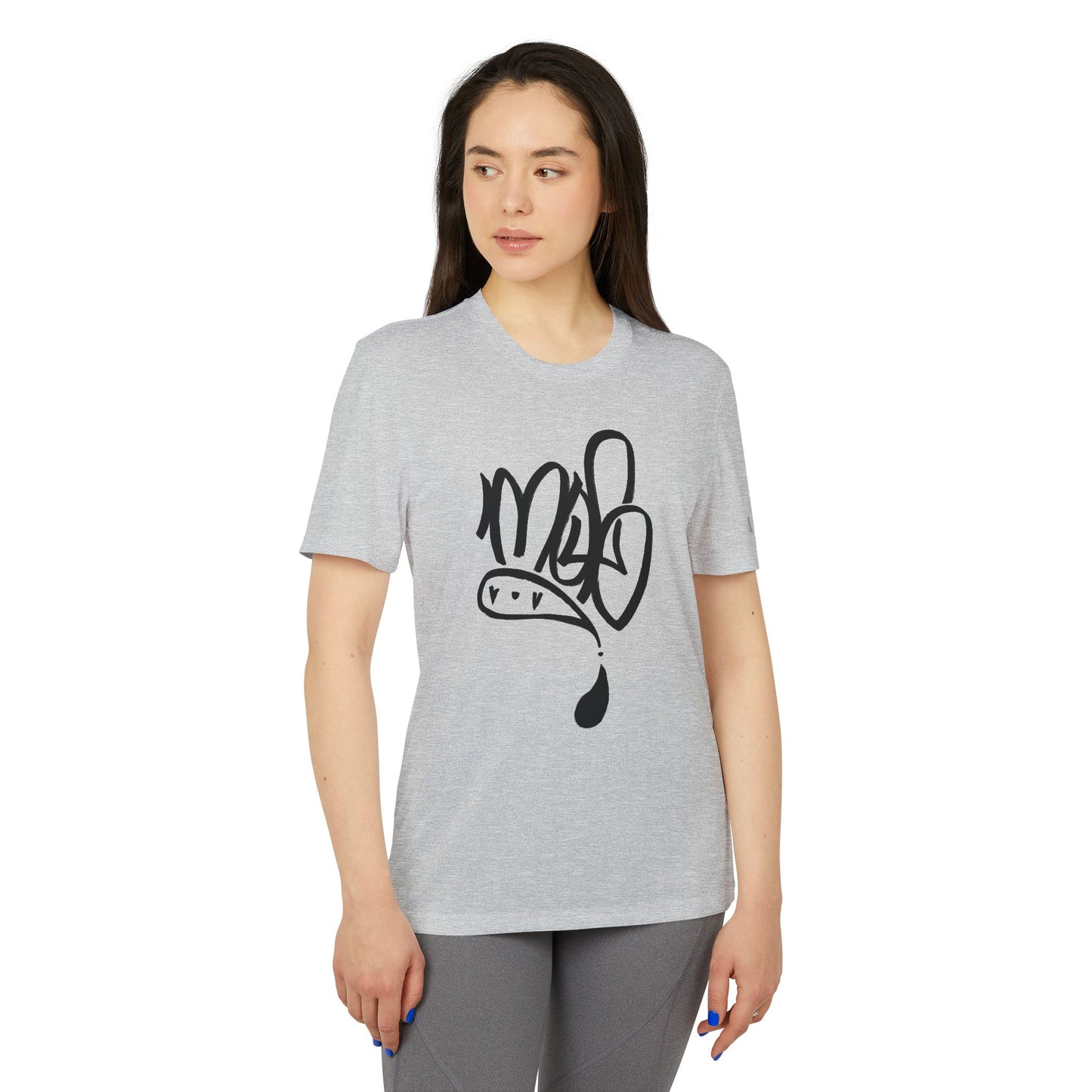 Sporty Unisex T-shirt with Street Art Design, Activewear, Casual Wear, Gym Tee, Gift for Fitness Enthusiasts