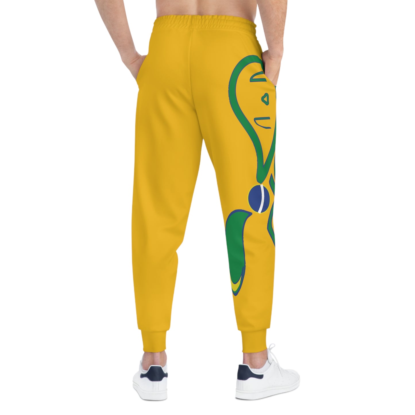 Vibrant Athletic Joggers with Abstract Design | Fitness Wear, Casual Lounge Pants, Activewear, Unique Jogging Bottoms, Street Style Fashion
