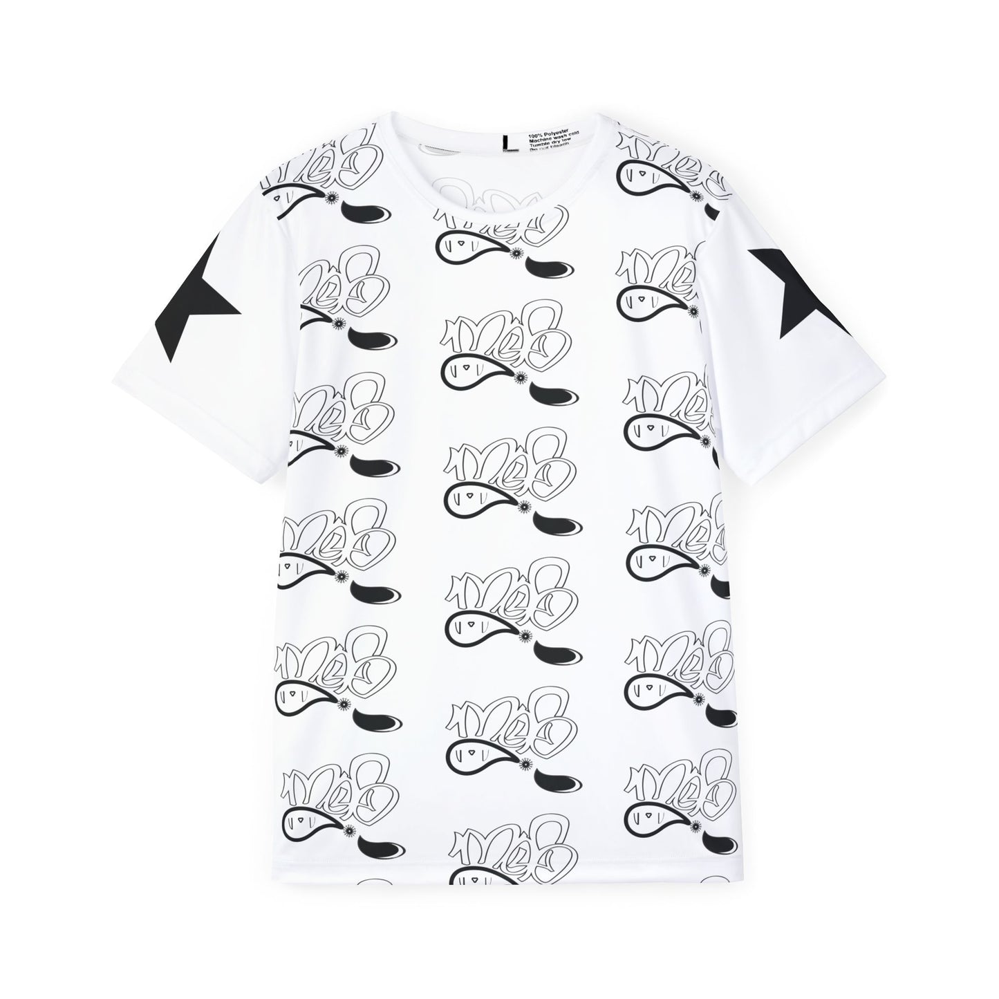 Men's Athletic Jersey with Star Accents, Sportswear, Activewear, Gift for Sports Lovers, Casual Everyday Wear, Ultimate Fan Gear