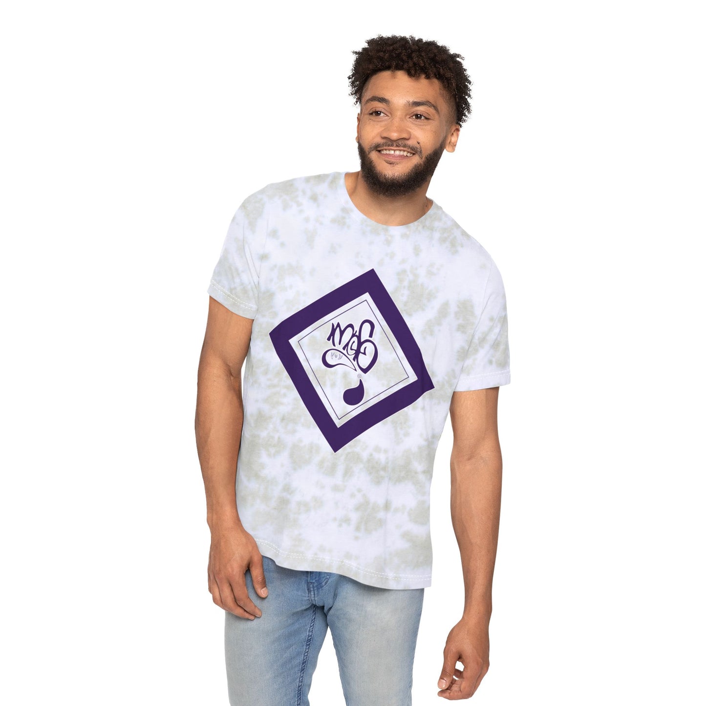 Trendy Tie-Dyed Unisex T-Shirt, Fashion Tee, Casual Wear, Summer Essentials, Gift for Music Lovers, Relaxed Fit