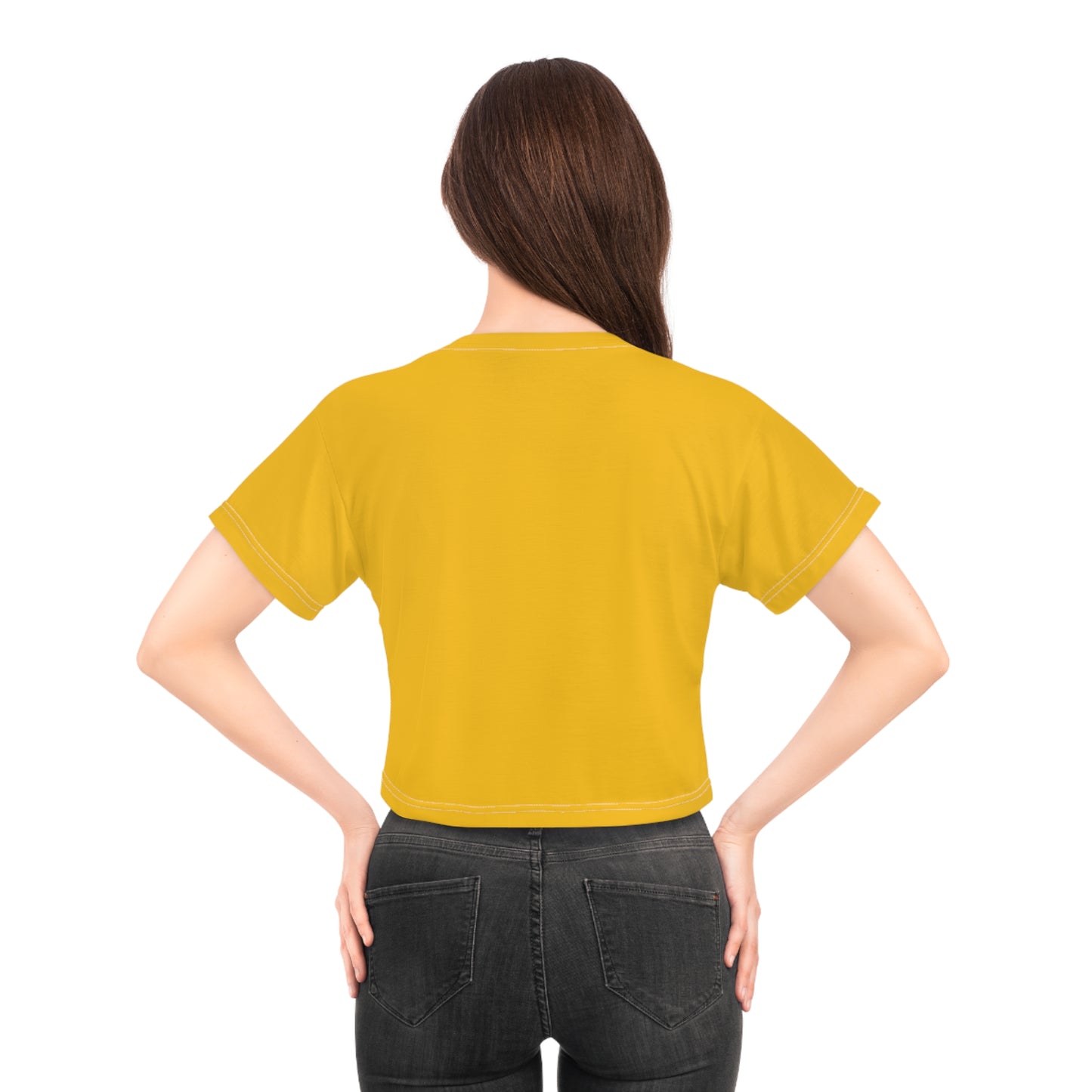 Vibrant Graphic Crop Tee, Casual Streetwear Top, Summer Fashion Statement, Perfect for Festivals and Parties