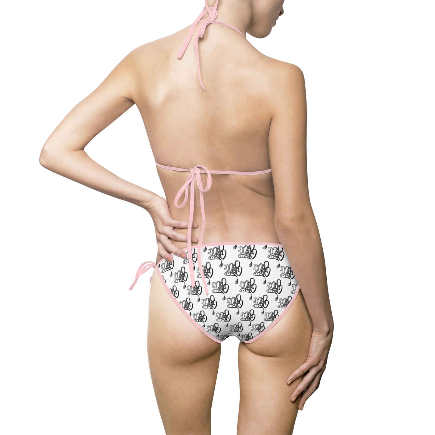 bikini-silver mofo logo pattern