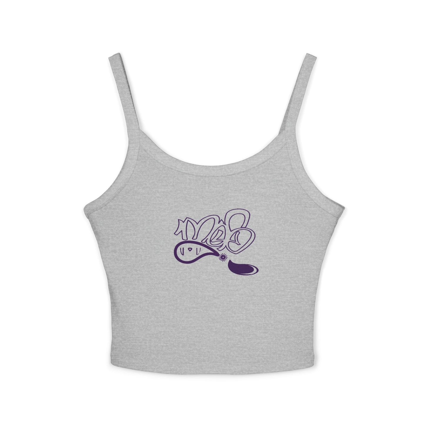 Chic Women's Spaghetti Strap Tank Top with Fun Graphic, Summer Essential, Casual Wear, Festival Clothing, Vacation Top, Gift for Her