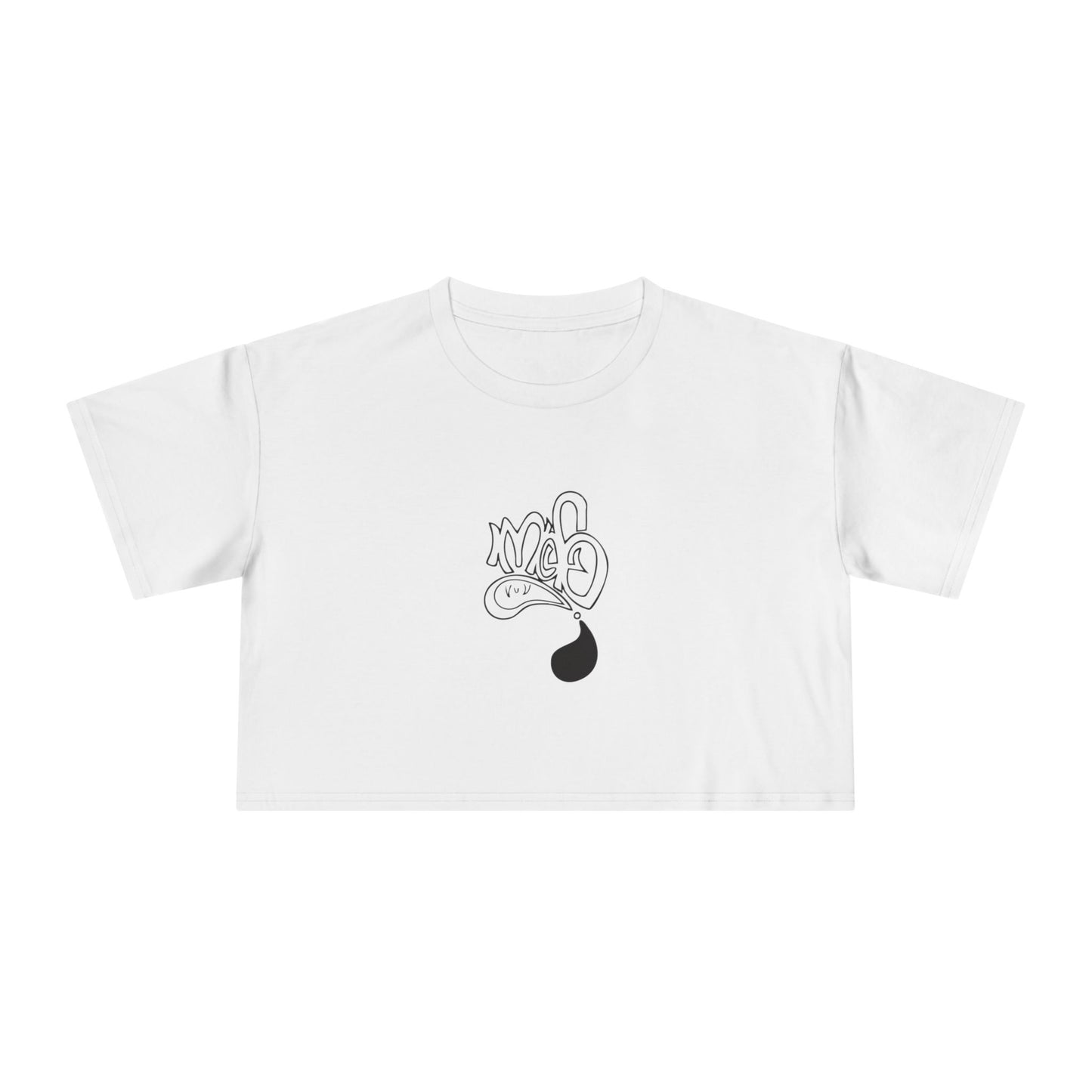 Stylish Women's Crop Tee, Trendy Summer Top, Casual Streetwear, Perfect Gift for Her, Unique Graphic Design, Everyday Comfort