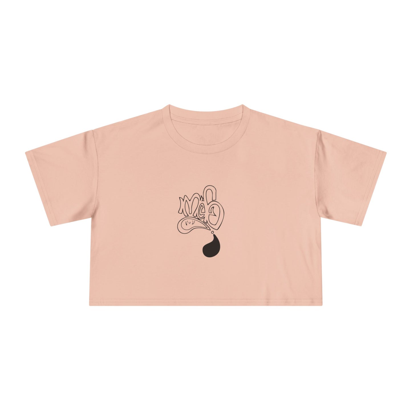 Bold Statement Women's Crop Tee, Casual Summer Top, Graphic Tee, Trendy Streetwear, Gift for Her, Festival Wear