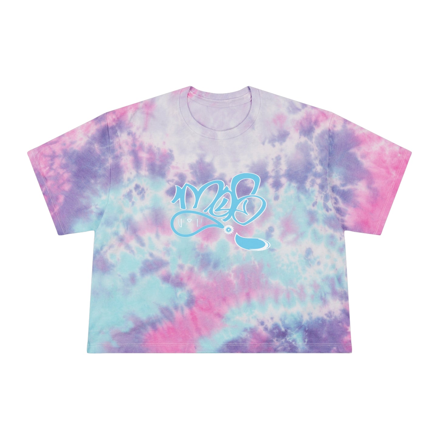 Women's Tie-Dye Crop Tee, Boho Style Top, Summer Fashion Shirt, Casual Beach Wear, Gift for Her, Festival Outfit