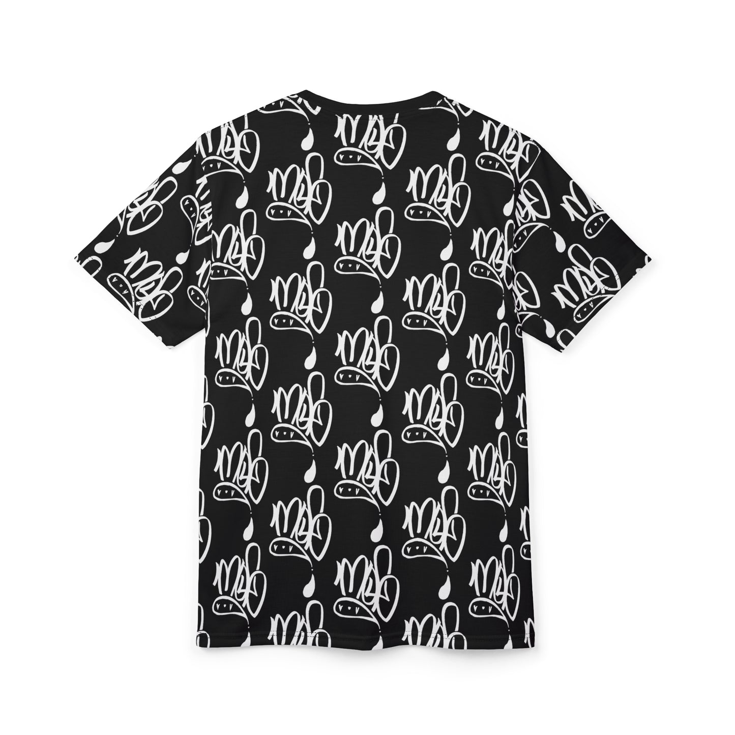 Black Ink Abstract Unisex Tee, Trendy Graphic T-Shirt for Casual Wear, Streetwear, Unique Gift for Art Lovers, Birthday & Holidays