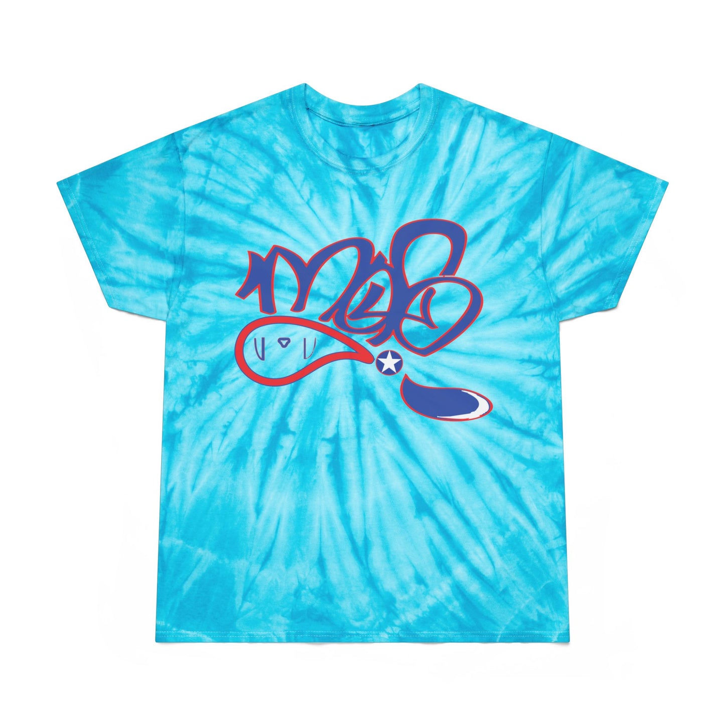Vibrant Tie-Dye Tee, Festival Shirt, Summer Outing Top, Bohemian Style Tee, Casual Graphic T-shirt, Unique Gift for Friends