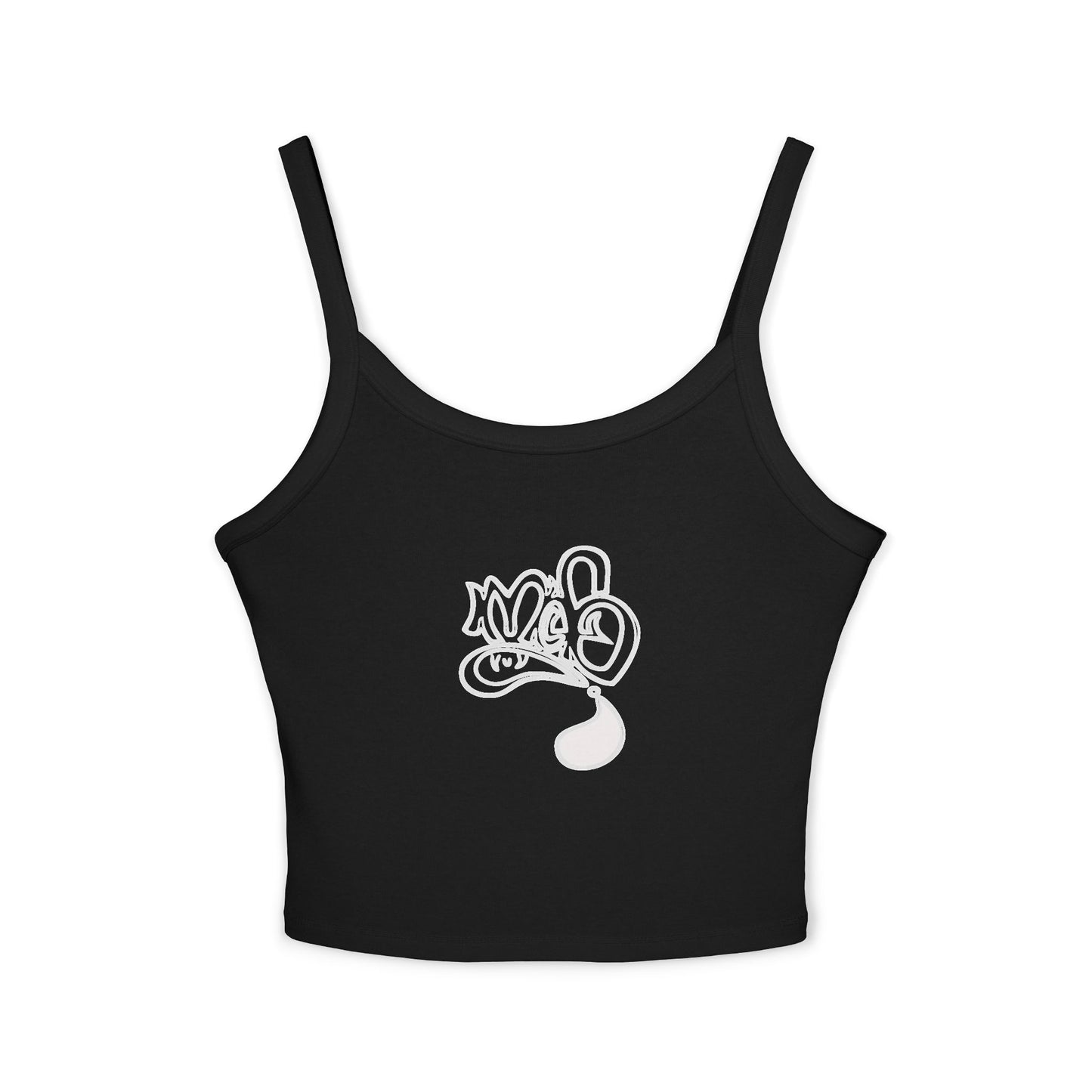 Chic Black Spaghetti Strap Tank Top - Trendy Summer Wear for Casual Outings, Beach Days, Fitness, Parties, and Festivals