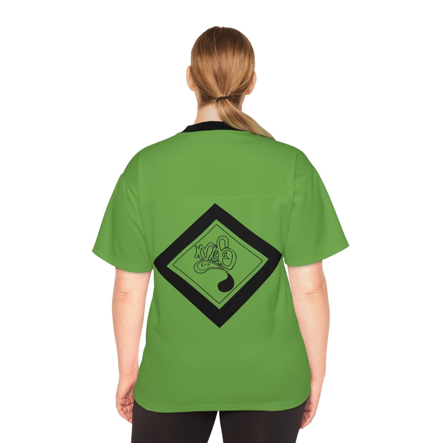 Unisex Football Jersey - Bold Green Statement Tee, Comfortable Sportswear, Ideal for Game Day, Fitness, and Casual Wear