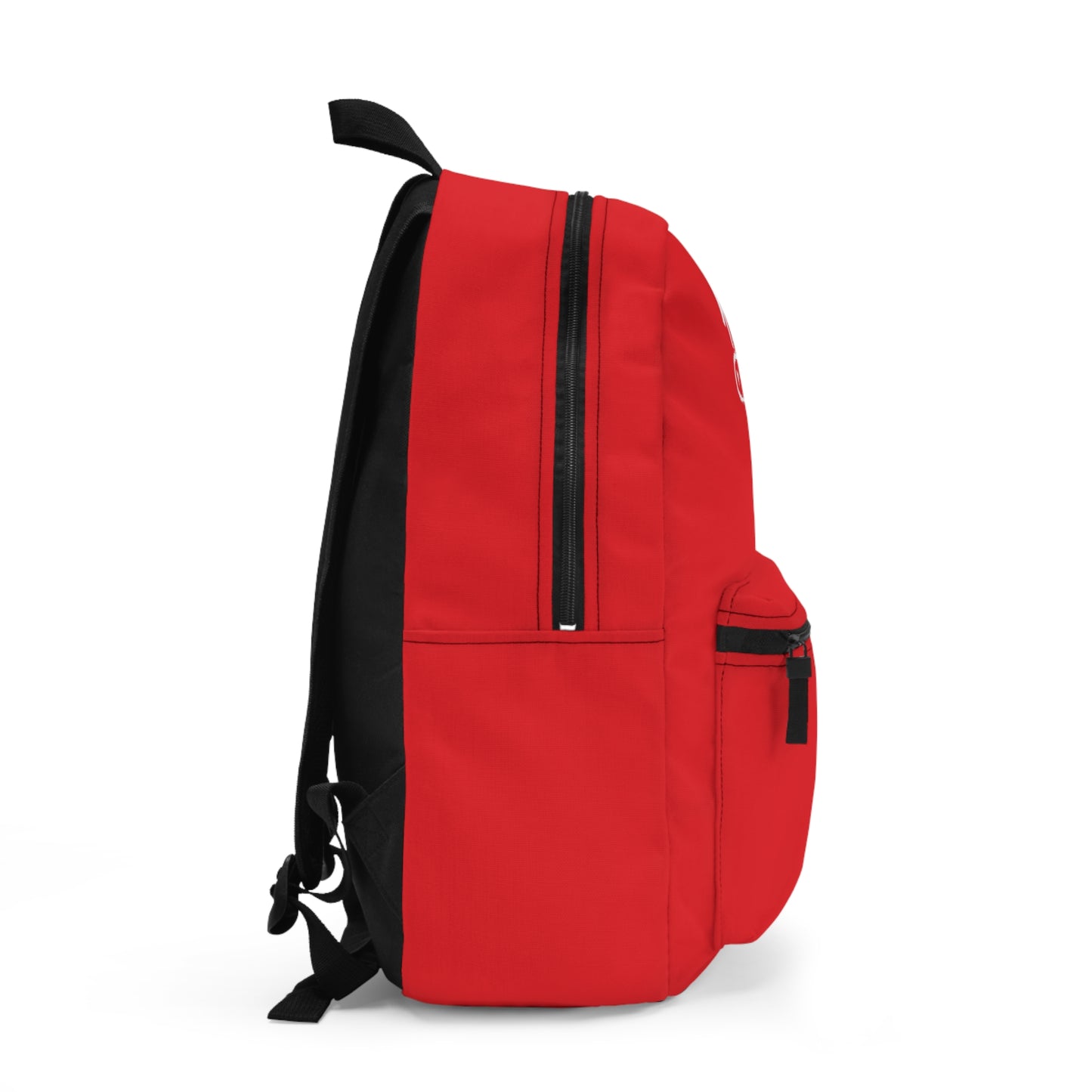 Vibrant Red Backpack with Graffiti Design - Trendy Gift for Students, Artists, Travelers, Festivals, Daily Use