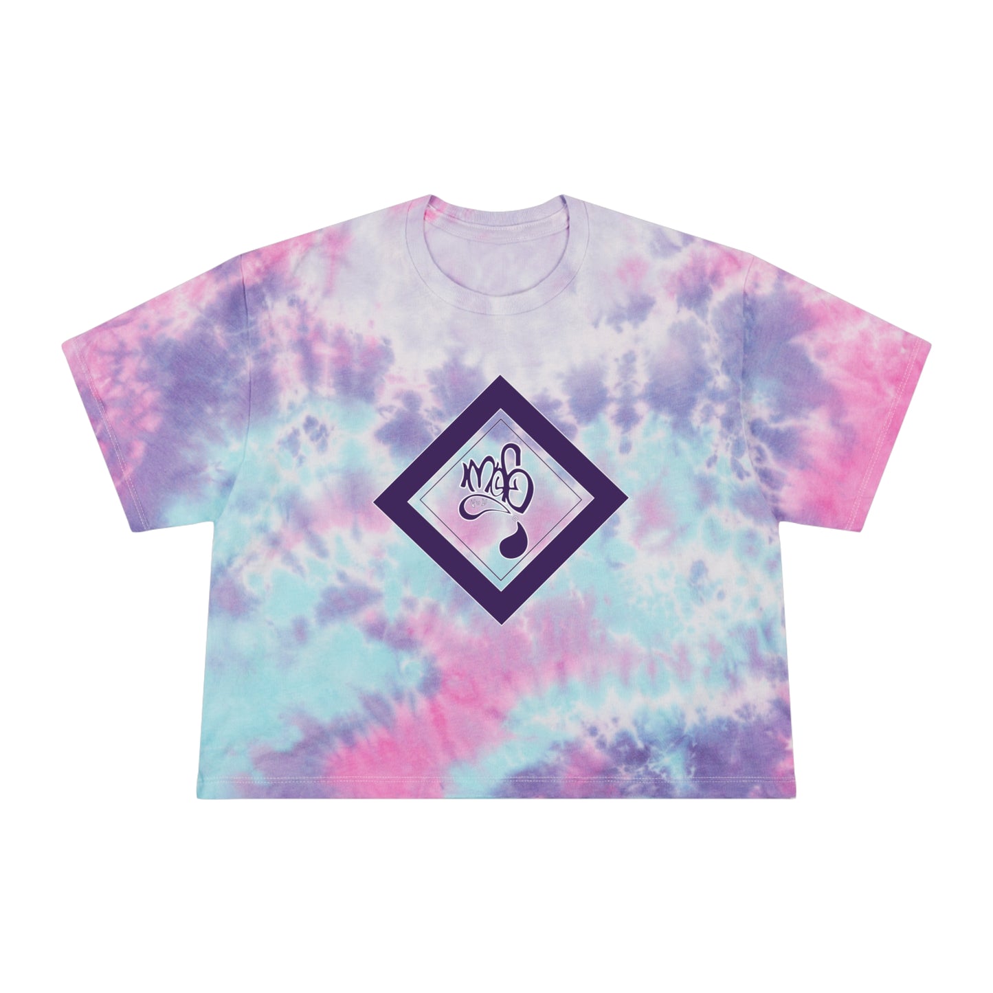 Trendy Women's Tie-Dye Crop Tee, Festival Outfit, Summer Shirt, Casual Style, Gift for Her, Cute Top