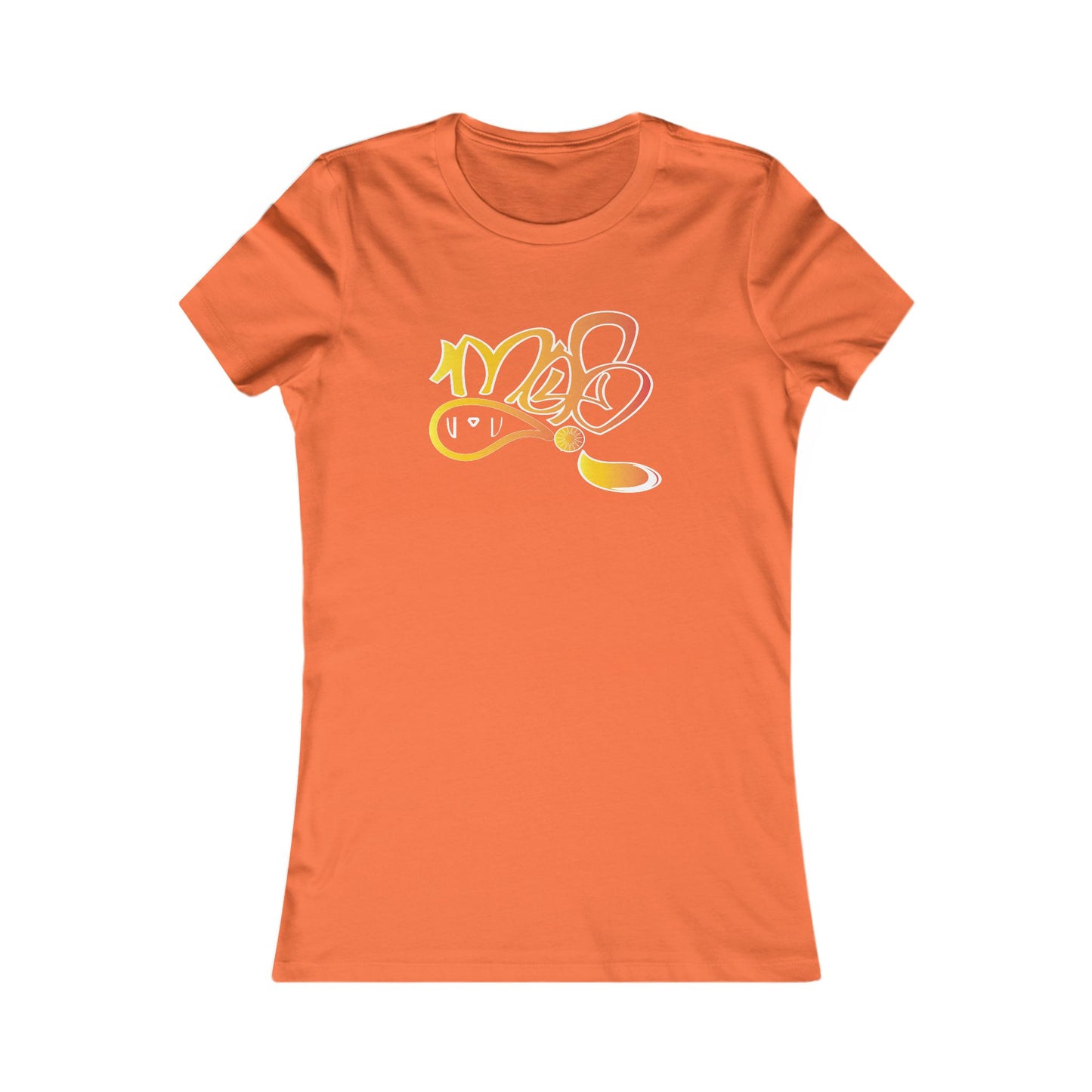 Bright and Cheerful Women's Favorite Tee, Casual Wear, Everyday Style, Gift Idea, Summer Essential, Graphic T-Shirt, Fun Fashion