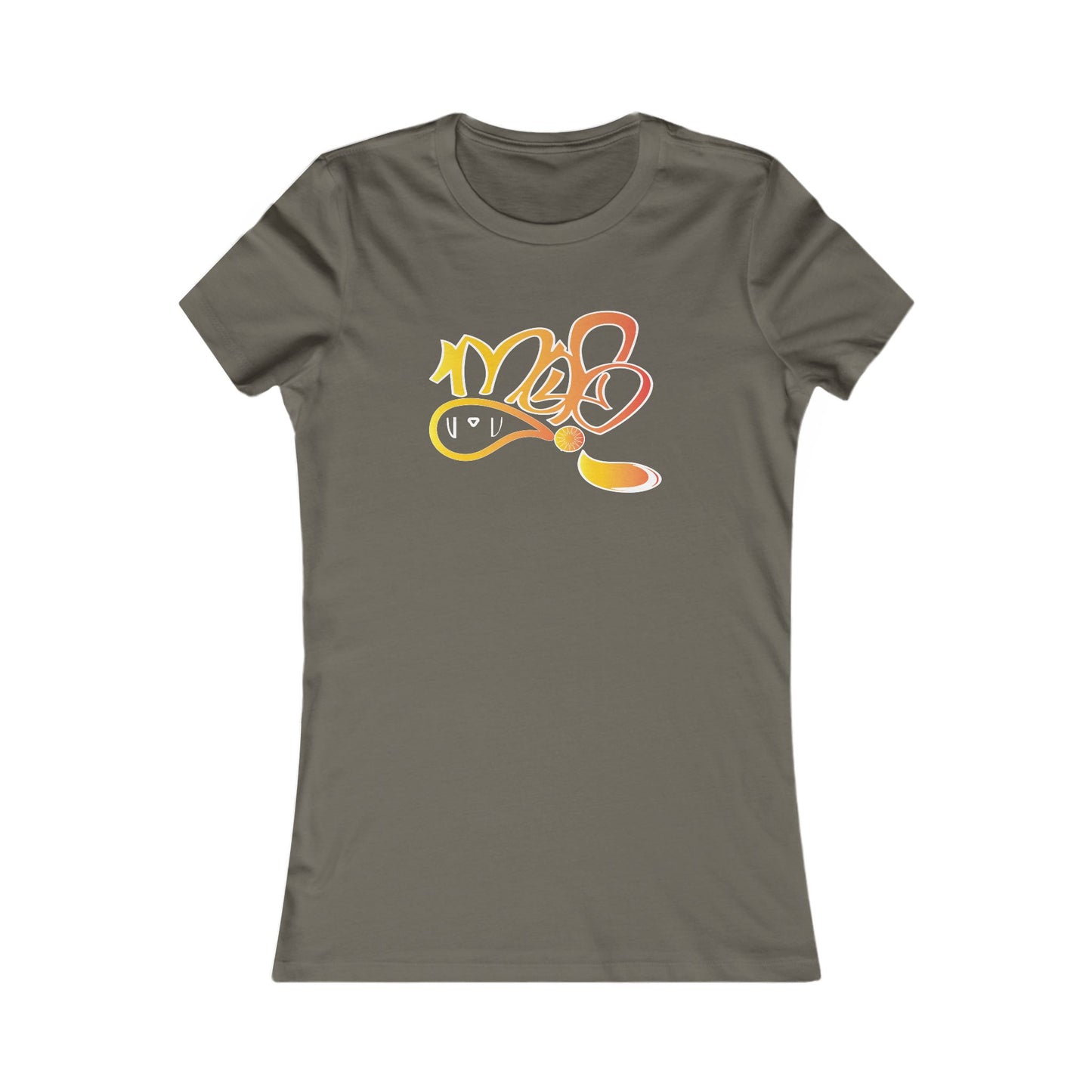 Bright and Cheerful Women's Favorite Tee, Casual Wear, Everyday Style, Gift Idea, Summer Essential, Graphic T-Shirt, Fun Fashion