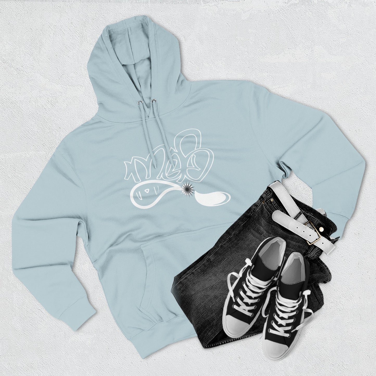 Stylish Graphic Fleece Hoodie for Cozy Chillin', Casual Wear, Gift for Him or Her, Youth Streetwear, Everyday Comfort Apparel