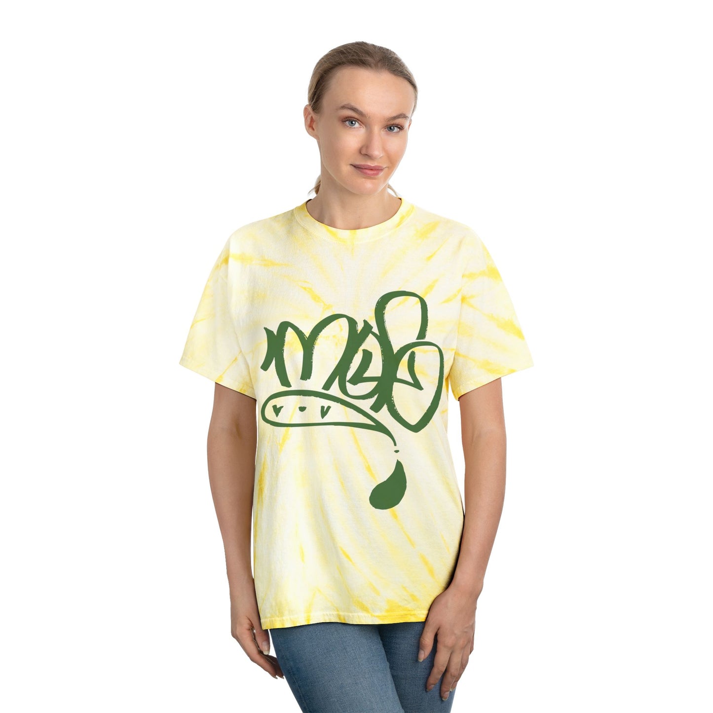 Cheerful Tie-Dye Tee, Cyclone Design, Summer Vibes, Great for Festivals, Casual Wear, Eco-Friendly Apparel