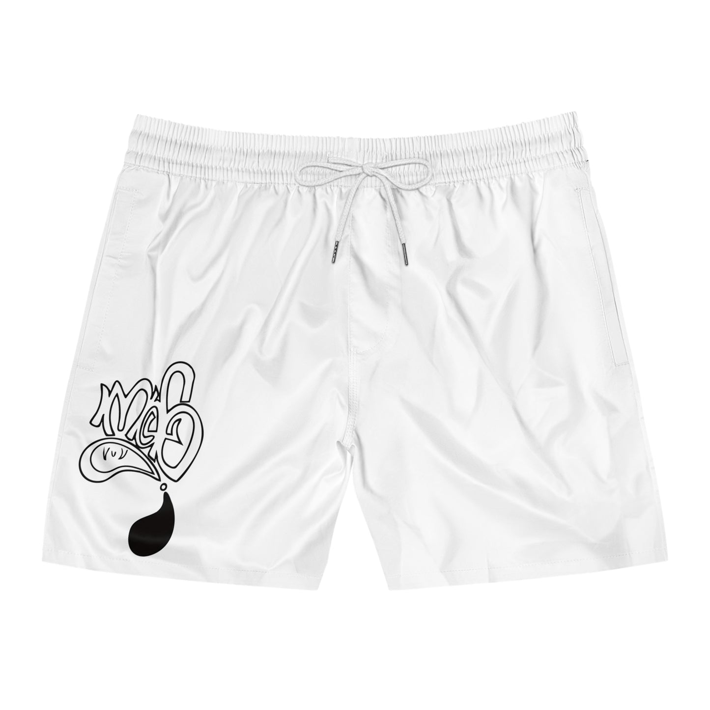 Men's Mid-Length Swim Shorts with Bold Graphic Design - Perfect for Beach, Poolside, Summer Vacations, Gifts for Him, Casual Wear