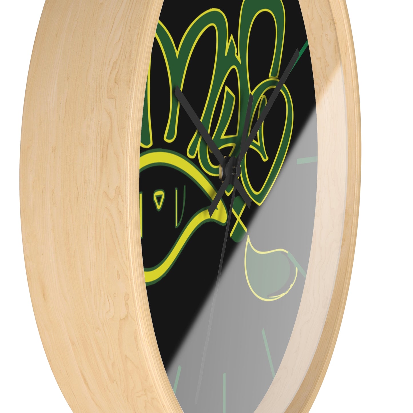 Modern Graffiti Wall Clock - Urban Art Decor, Stylish Timepiece for Home & Office, Unique Gift, Clock for Hip Hop Lovers