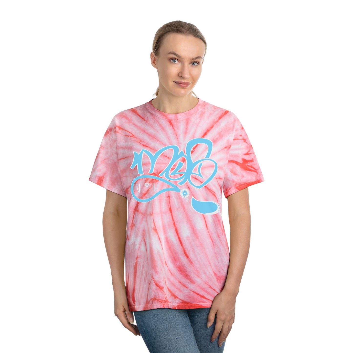 Vibrant Tie-Dye Tee, Relaxed Summer Shirt, Casual Wear, Beach Outfit, Festival Fashion, Gift for Trendsetters