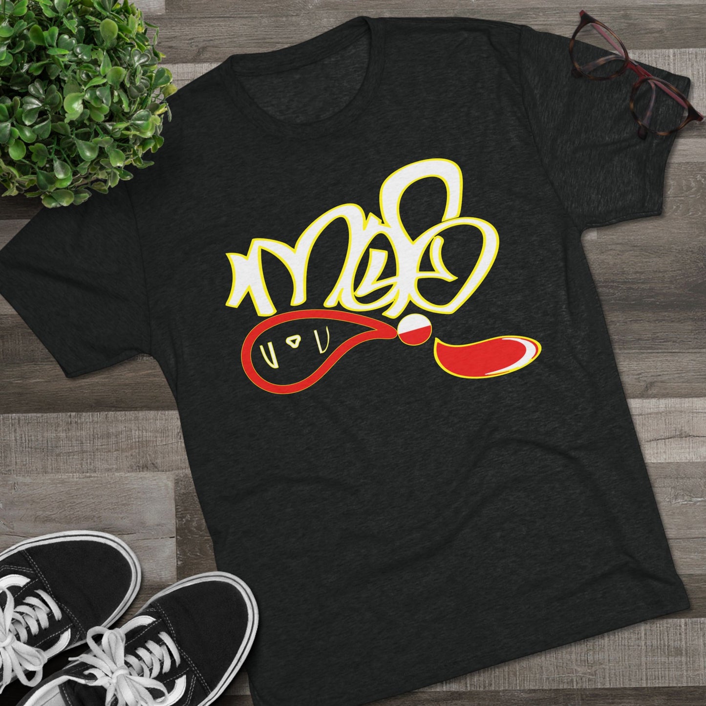 Artistic Unisex Tri-Blend Tee | Casual Wear, Gift for Art Lovers, Vibrant Design, Everyday Style, Summer Essential