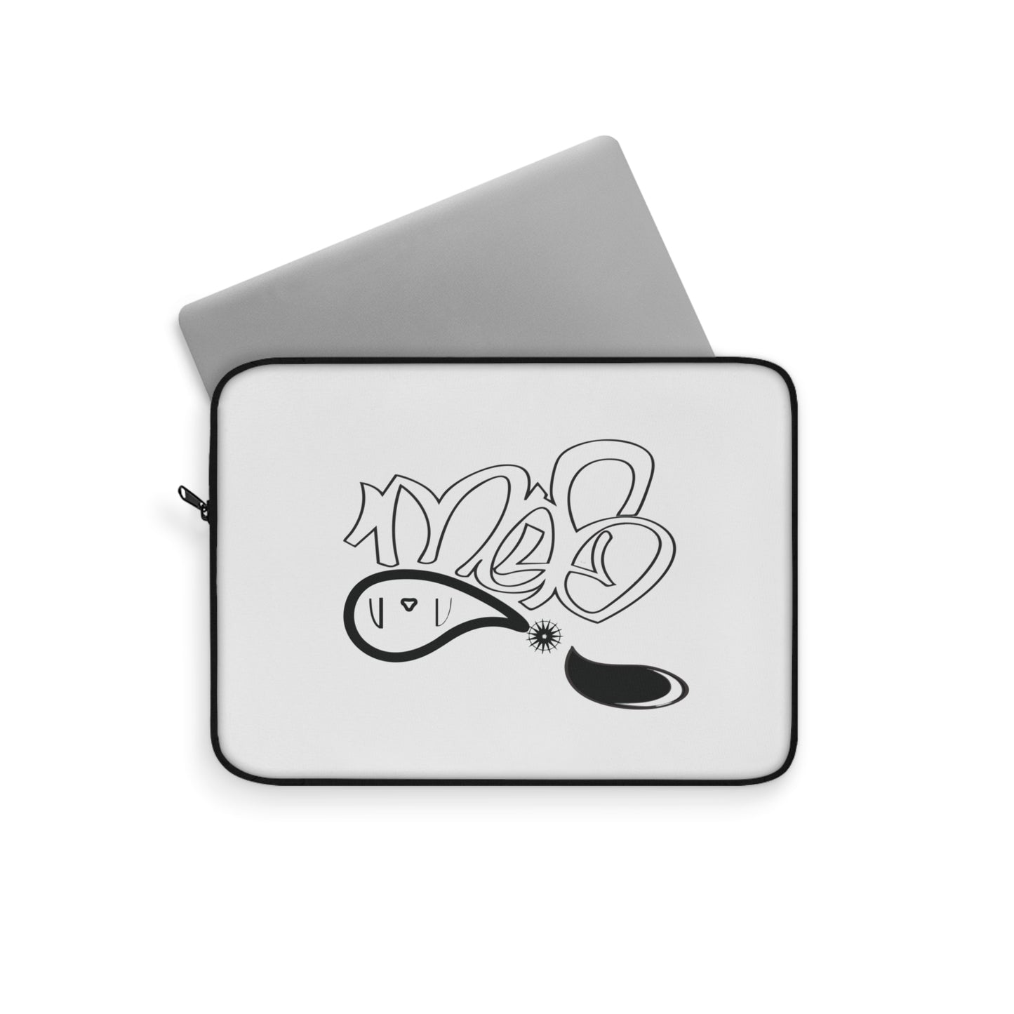 Stylish Laptop Sleeve with Unique Graffiti Design, Urban Tech Case, Gift for Students, Artists, Birthday Present, Cool Accessory
