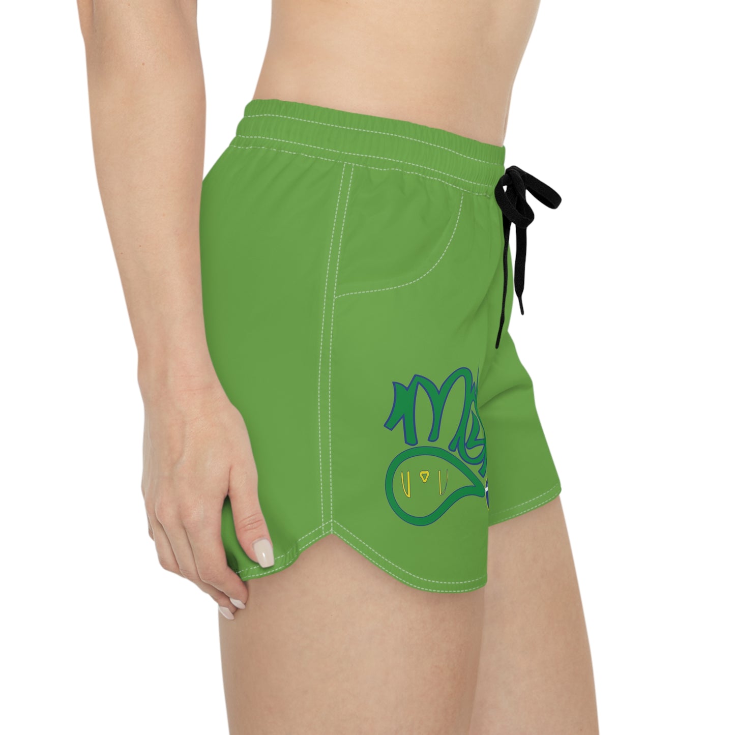 Women's Casual Shorts with AOP Design, Stylish Activewear for Summer, Beachwear, Workout Gear, Comfortable Athleisure