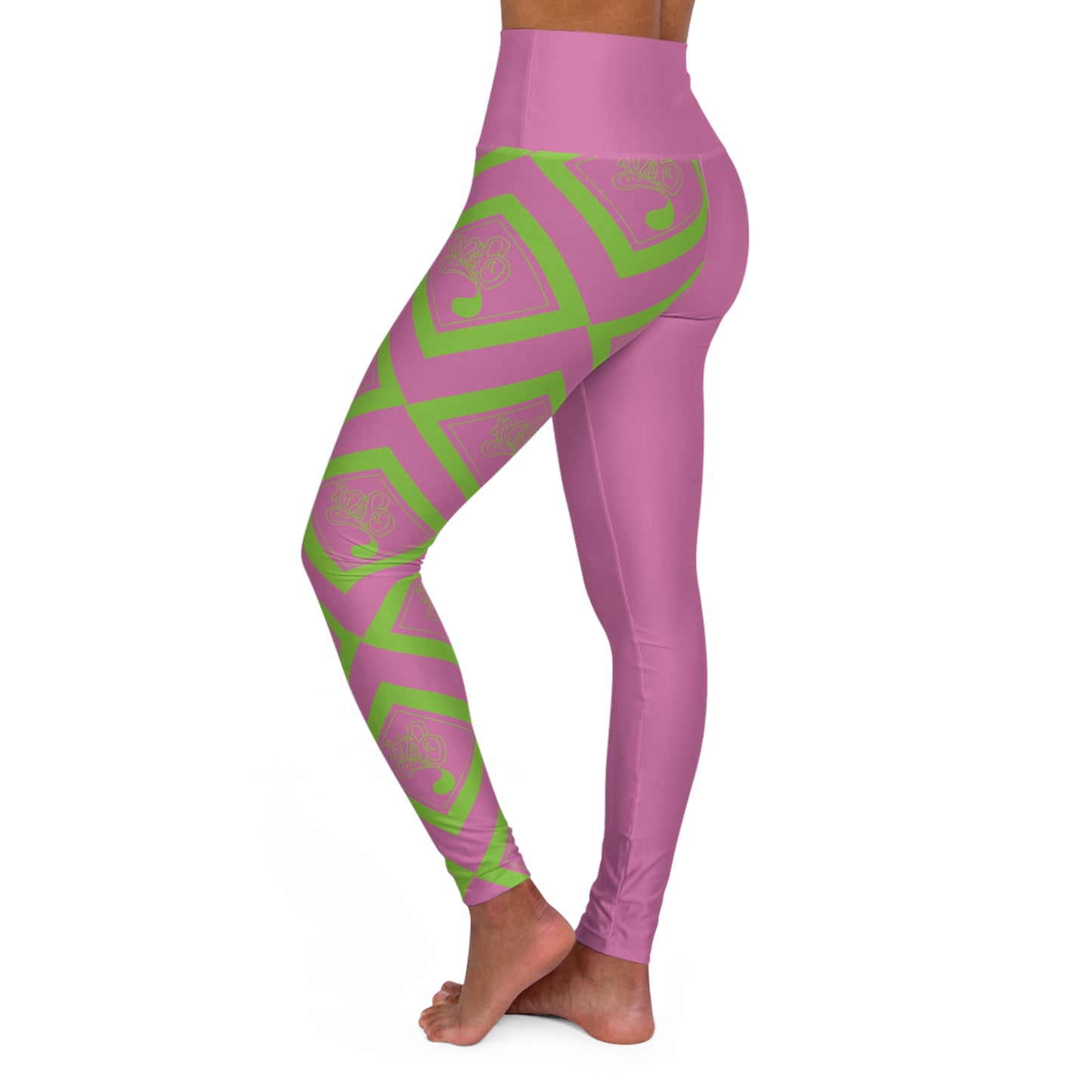 Trendy High Waisted Yoga Leggings, Comfortable Workout Pants, Stylish Activewear, Fitness Leggings, Perfect for Yoga and Gym