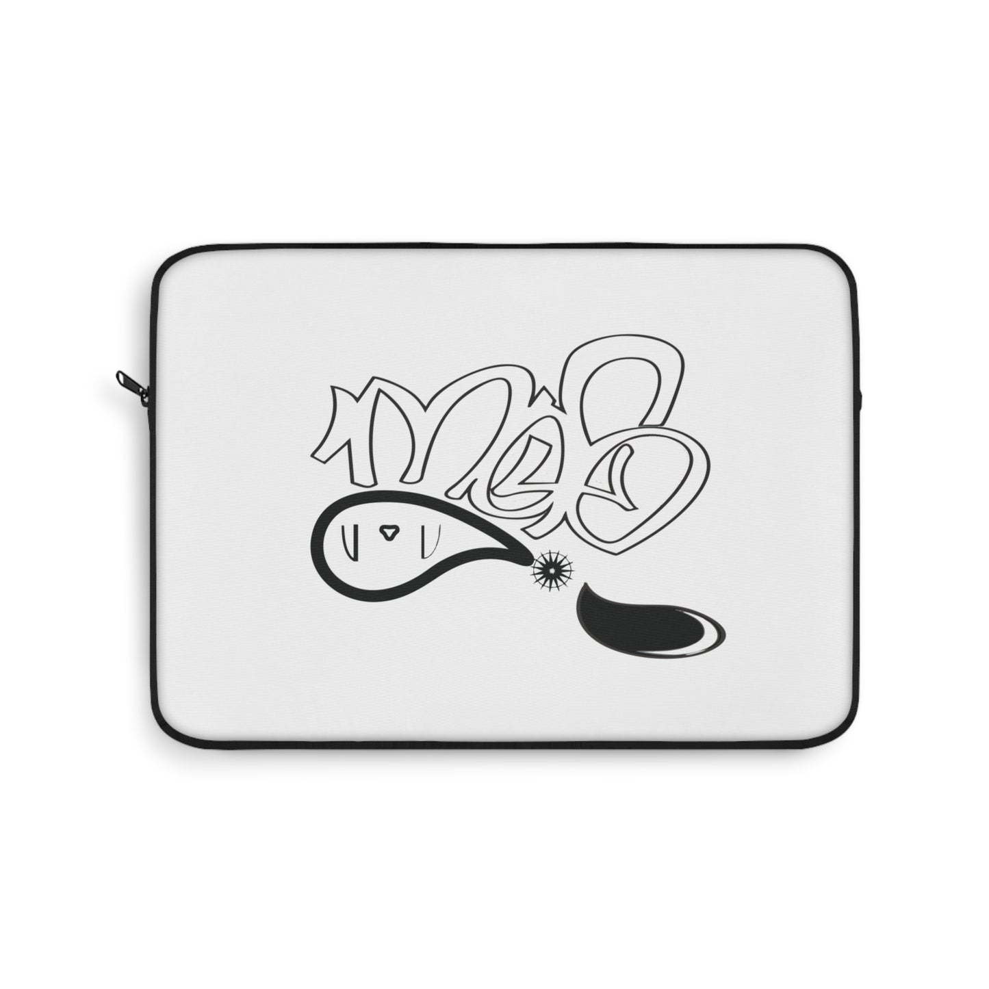 Stylish Laptop Sleeve with Unique Graffiti Design, Urban Tech Case, Gift for Students, Artists, Birthday Present, Cool Accessory