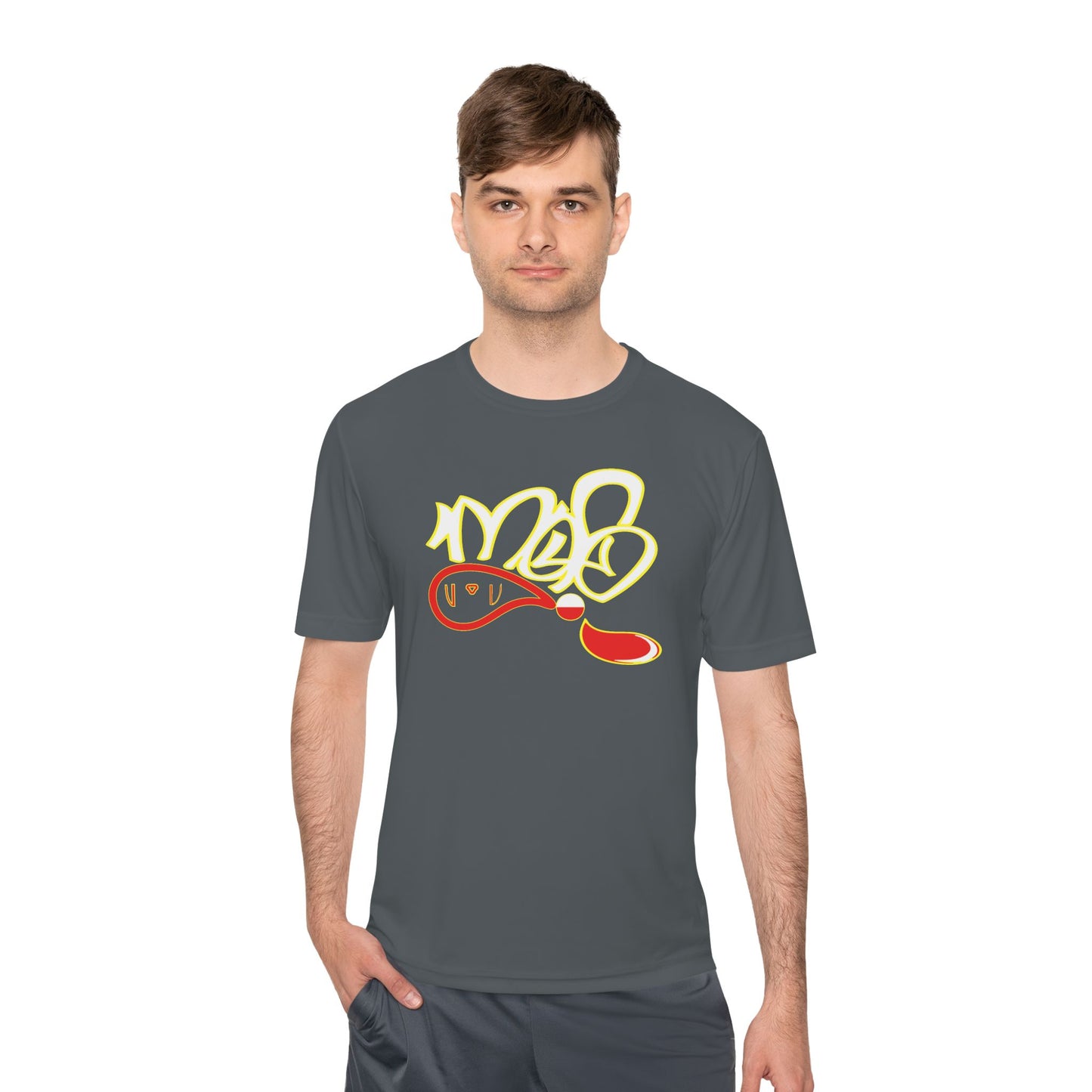 Vibrant Unisex Moisture Wicking Tee - Stylish Activewear for Fitness, Workout, Travel, Gifting, Summer Parties