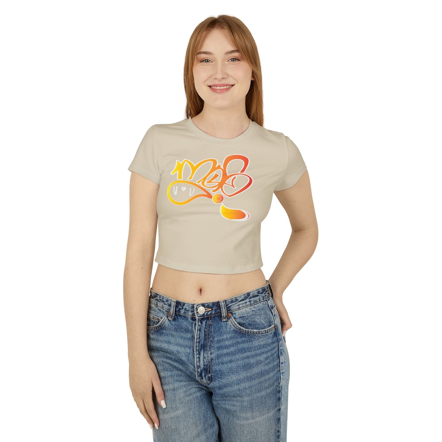 Trendsetting Women's Baby Tee, Cute Casual Top, Streetwear Tee, Unique Graphic Shirt, Gift for Her, Summer Outfits