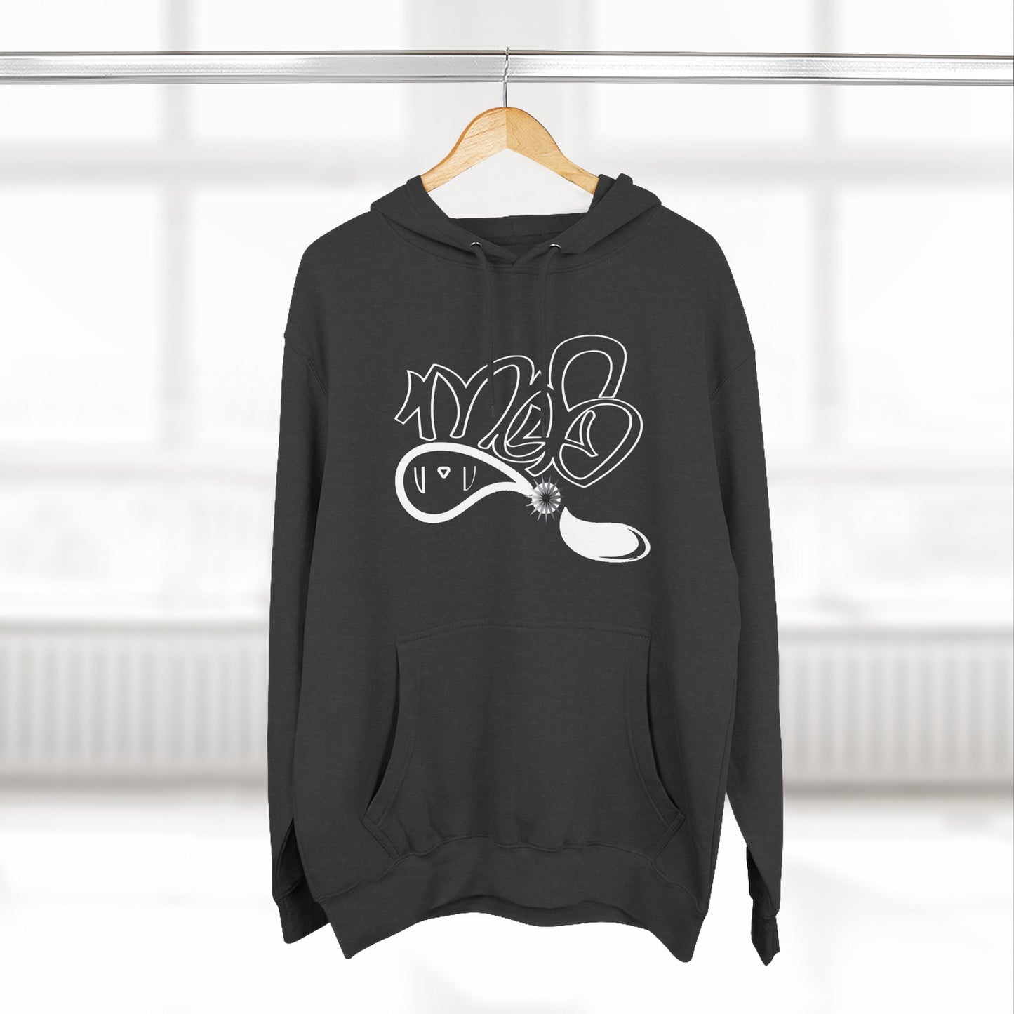 Stylish Graphic Fleece Hoodie for Cozy Chillin', Casual Wear, Gift for Him or Her, Youth Streetwear, Everyday Comfort Apparel