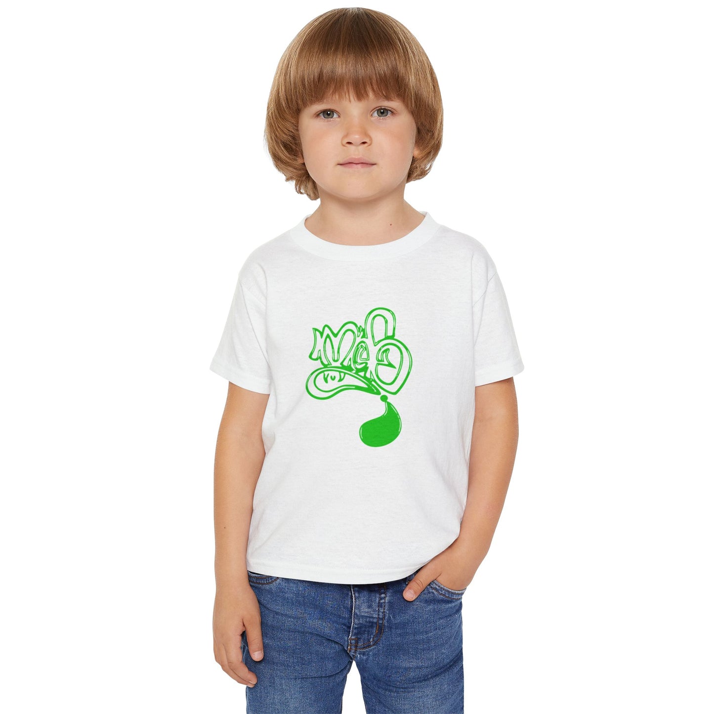 Vibrant Toddler Tee - Fun Graffiti Design, Perfect for Playdates, Gifts, Birthdays, Artsy Kids, Everyday Wear