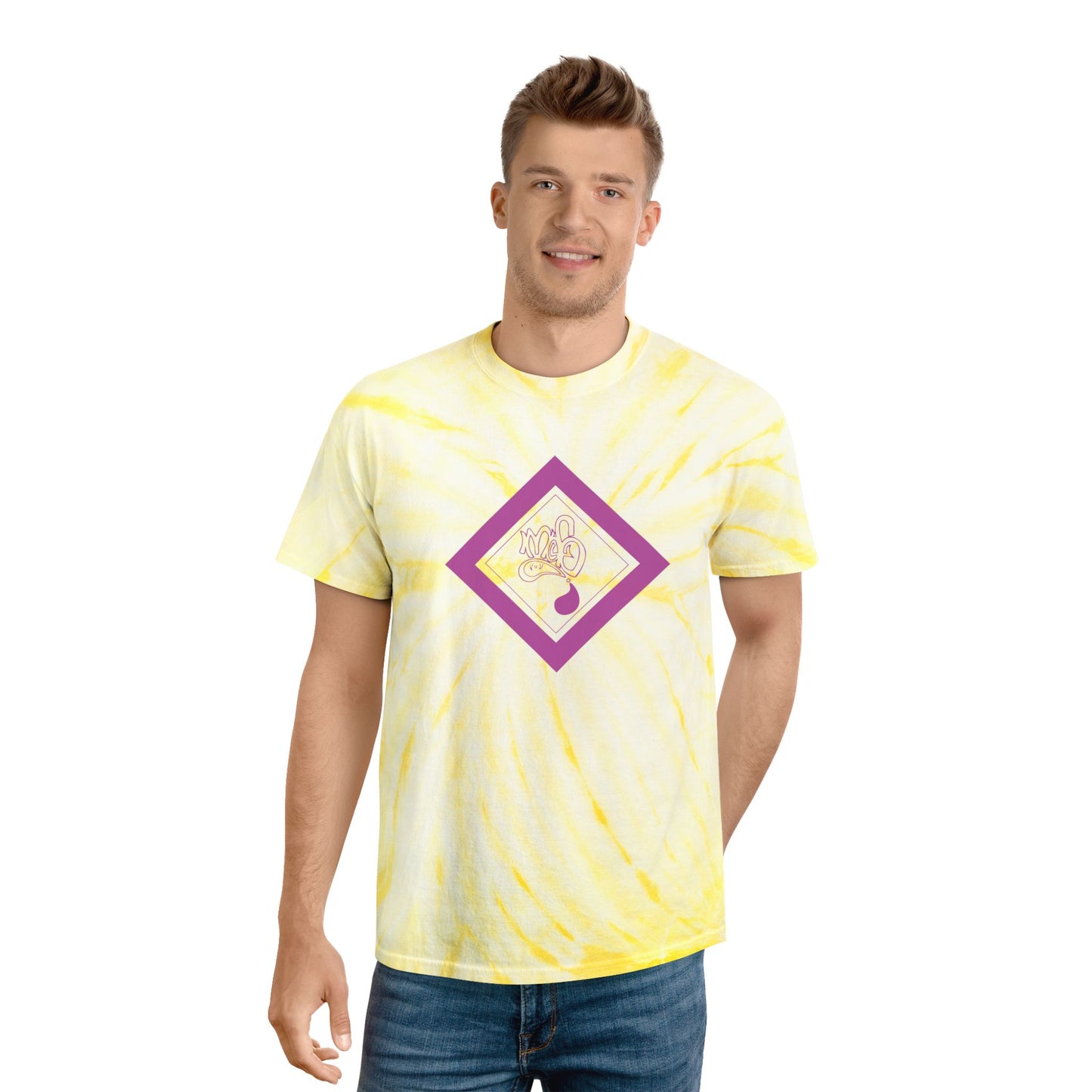 Sunny Cyclone Tie-Dye Tee, Vintage Summer Tee, Festival Wear, Boho Style Shirt, Gift for Her, Unisex Tie-Dye Shirt