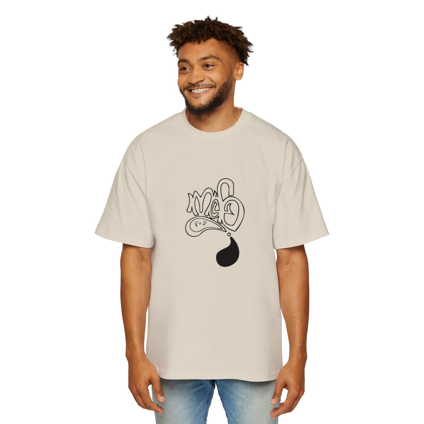 Men's Oversized Graphic Tee: Urban Streetwear, Casual Summer Style, Gift for Him, Trendy Fashion, Relaxed Fit Tee