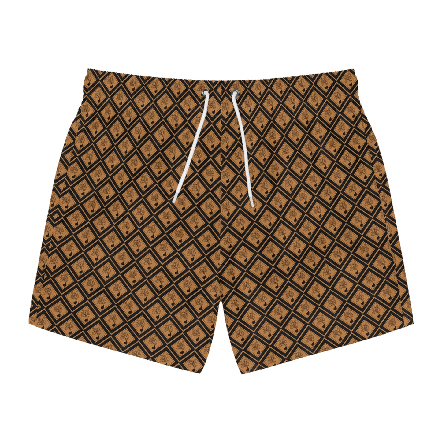 Stylish AOP Swim Trunks - Summer Beachwear, Vacation Shorts, Pool Party Essentials, Gift for Him, Trendy Swimwear