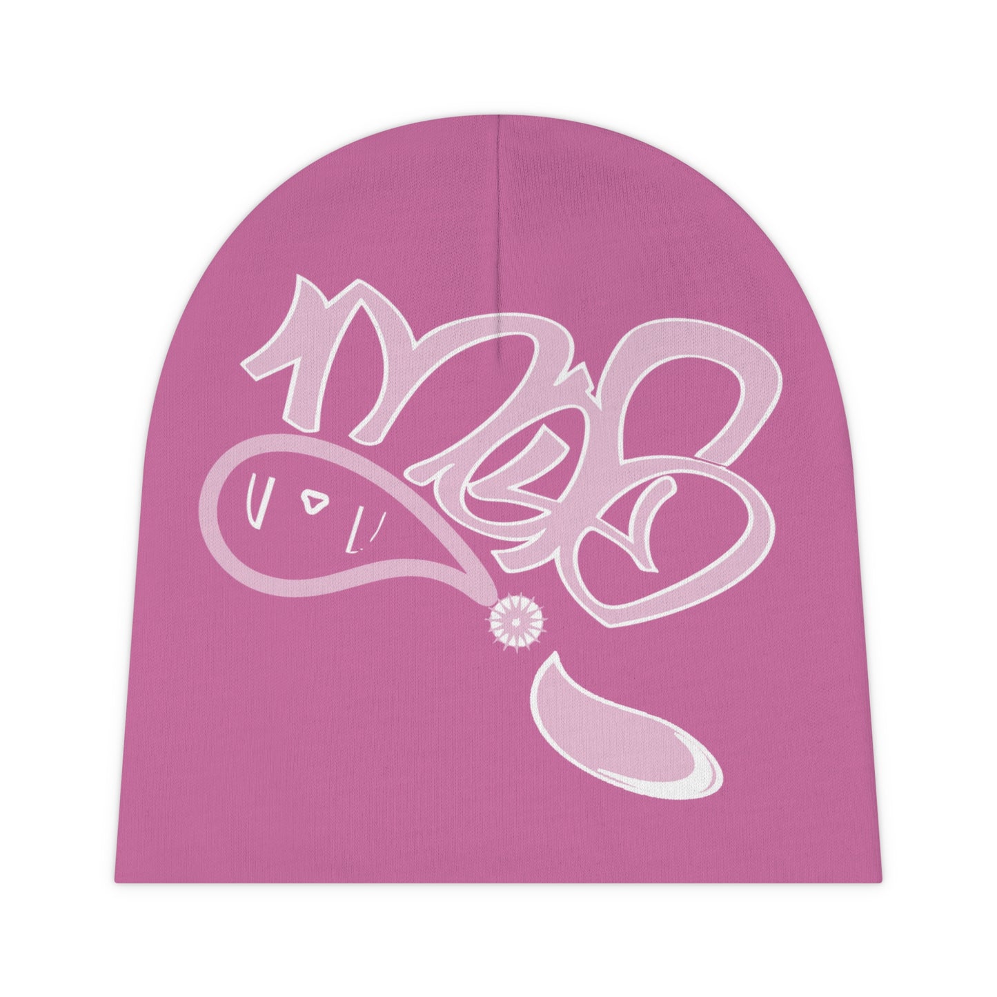 Charming Baby Beanie with Playful Design, Soft Infant Hat for Newborns, Cute Baby Accessories, Gift for Baby Shower, Comfy Toddler Cap