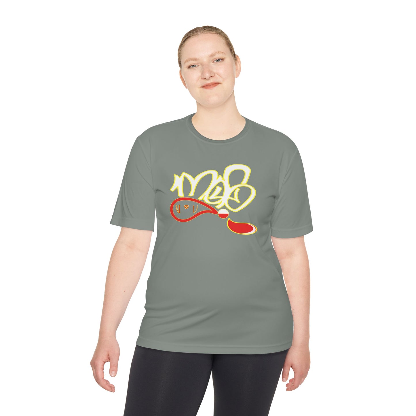 Vibrant Unisex Moisture Wicking Tee - Stylish Activewear for Fitness, Workout, Travel, Gifting, Summer Parties