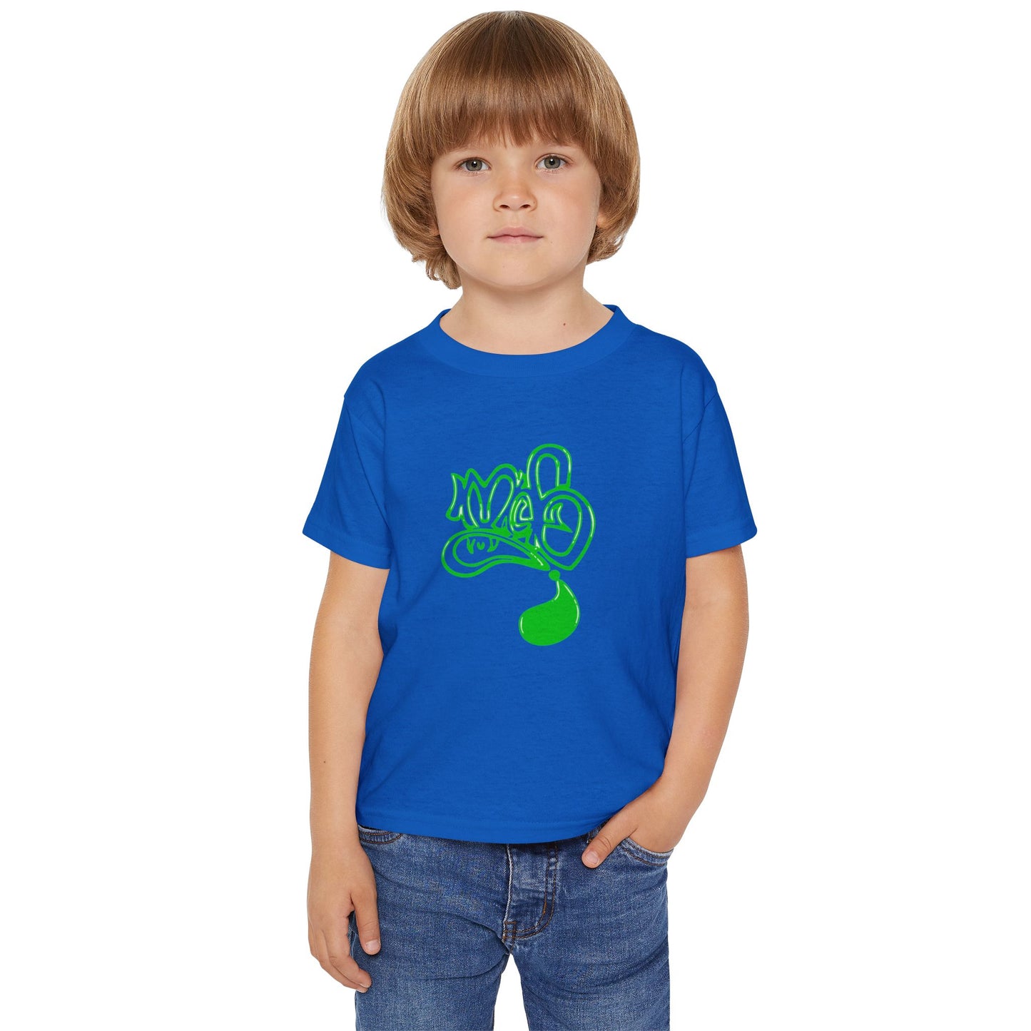 Vibrant Toddler Tee - Fun Graffiti Design, Perfect for Playdates, Gifts, Birthdays, Artsy Kids, Everyday Wear