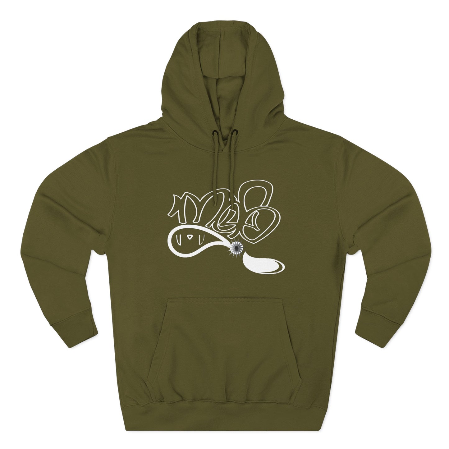 Stylish Graphic Fleece Hoodie for Cozy Chillin', Casual Wear, Gift for Him or Her, Youth Streetwear, Everyday Comfort Apparel