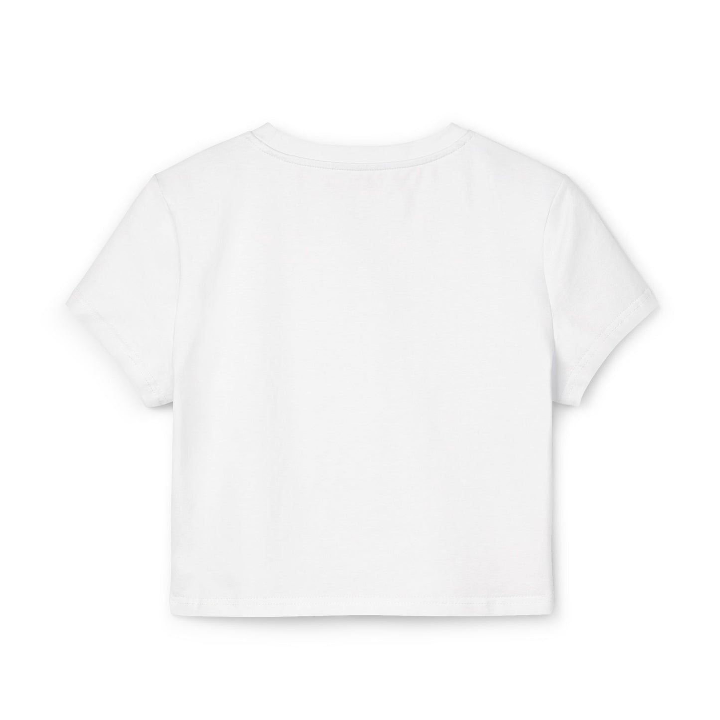 Trendy Women's Baby Tee with Whimsical Pink Design, Casual Summer Top, Statement Tee, Gift for Friends, Cute Cropped Tee
