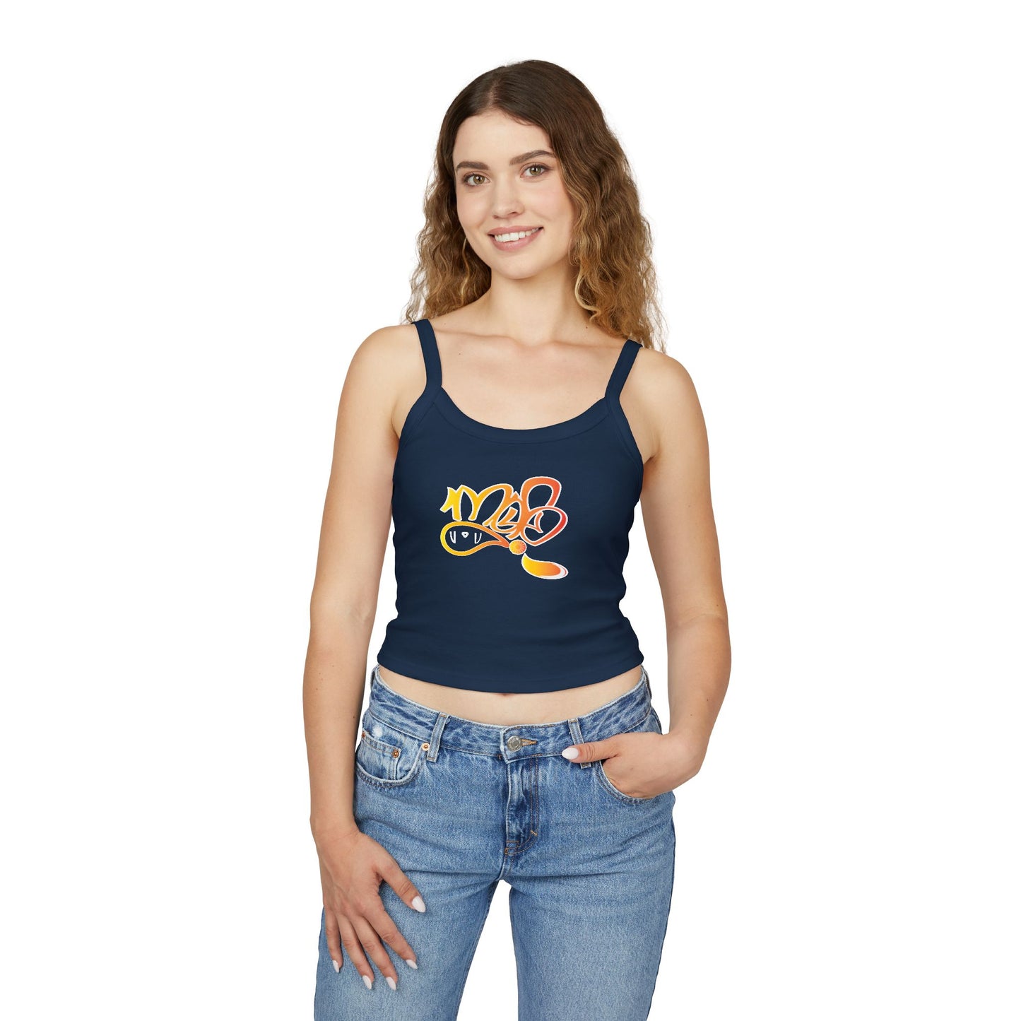Stylish Women's Spaghetti Strap Tank Top | Trendy Summer Top, Casual Wear, Beach Vacation, Graphic Design, Gift for Her