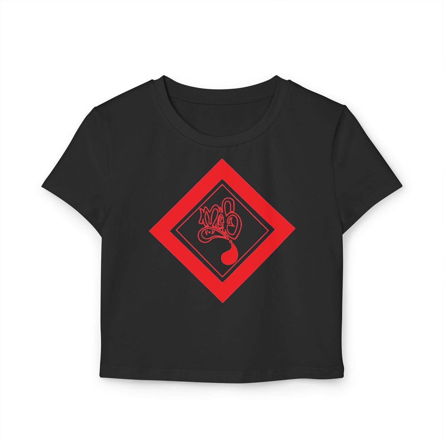Trendy Women's Baby Tee with Unique Design, Casual Crop Top, Cute Summer Shirt, Gift for Her, Everyday Wear