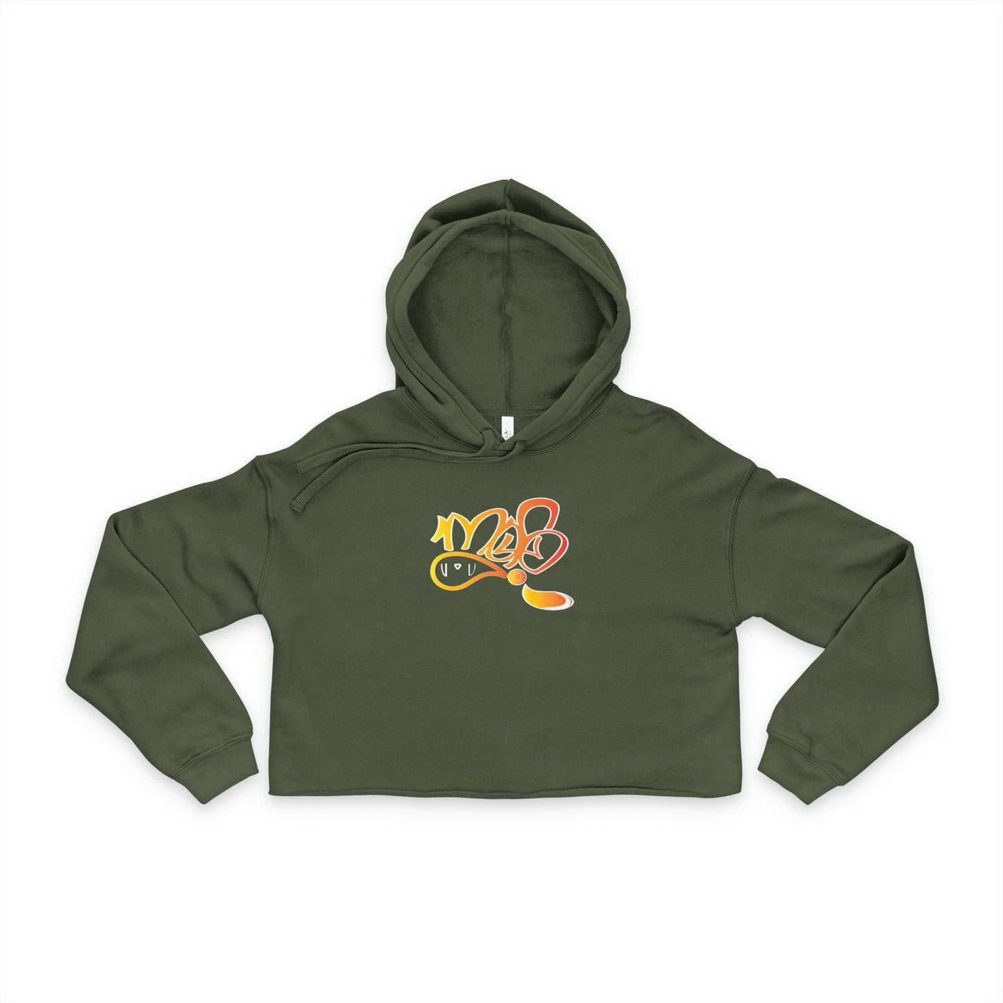 Trendy Women's Cropped Hoodie with Colorful Design, Stylish Sweatshirt for Casual Wear, Gift for Friends, Summer Fashion