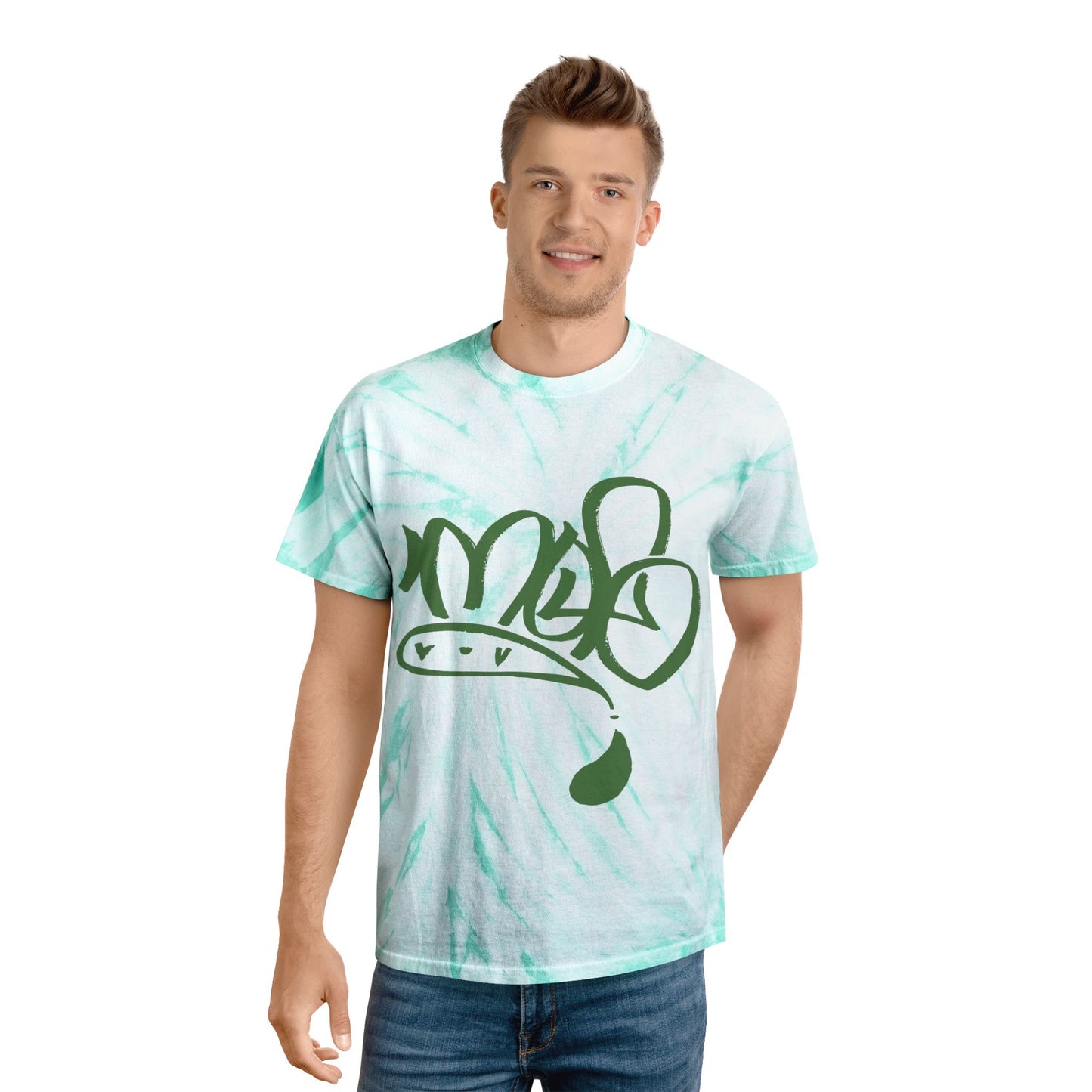 Cheerful Tie-Dye Tee, Cyclone Design, Summer Vibes, Great for Festivals, Casual Wear, Eco-Friendly Apparel