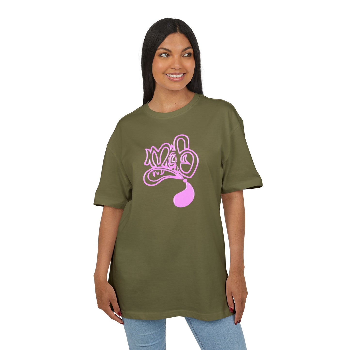 Vibrant Expression Unisex Oversize Tee | Cool Casual Wear, Streetwear, Gift for Friends, Everyday Comfort, Art-Inspired Fashion