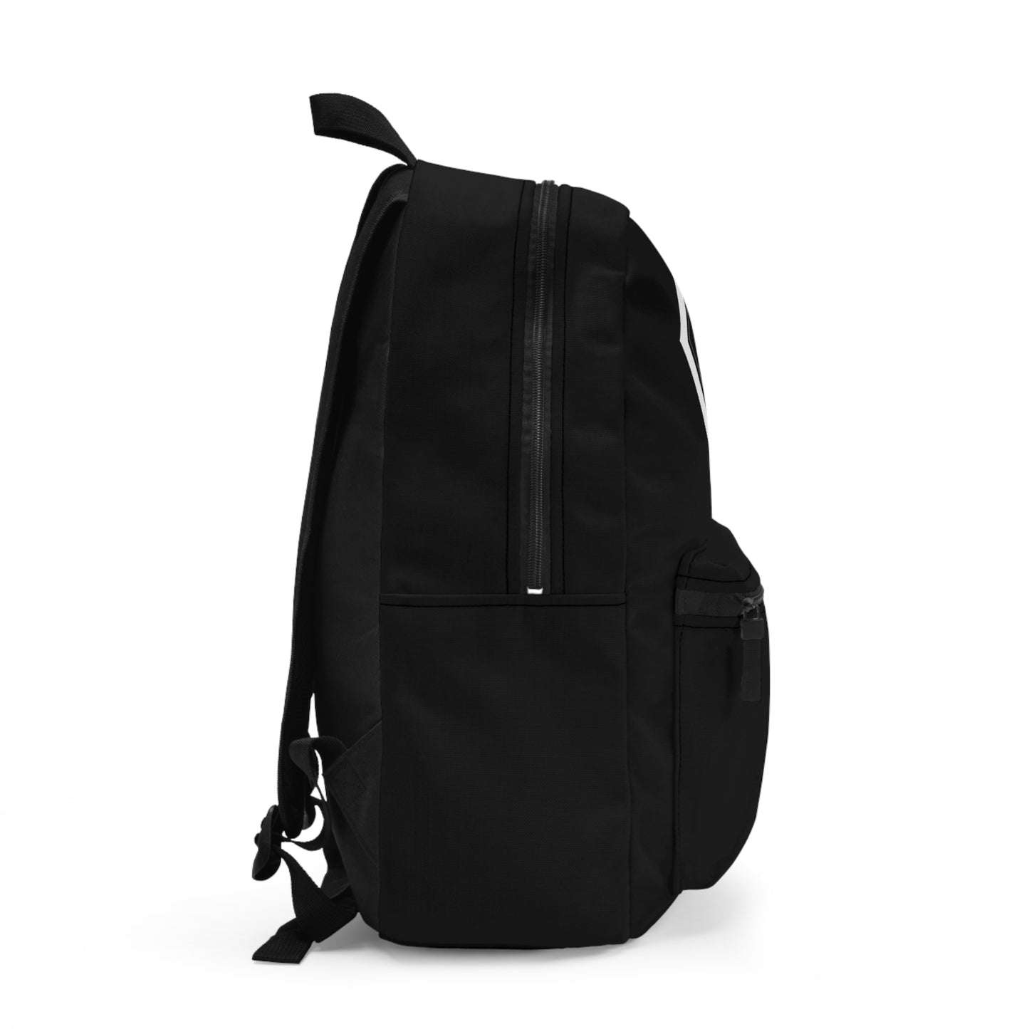 Stylish Black Backpack for Everyday Use, School, Travel, Gym Essentials, Unique Design, Gift Idea